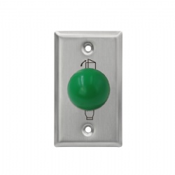 Mushroom Stainless Steel Exit Button EB20M